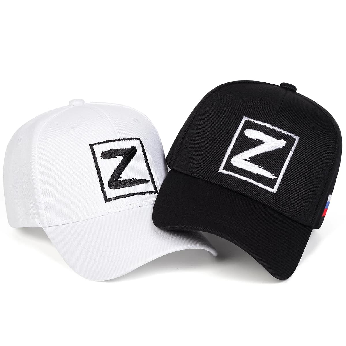 Cappellini da Baseball Unisex con Ricamo Lettera Z, Regolabili per Primavera e Autunno, Cappelli Casual da Esterno, Cappello Parasole, Berretto Sportivo