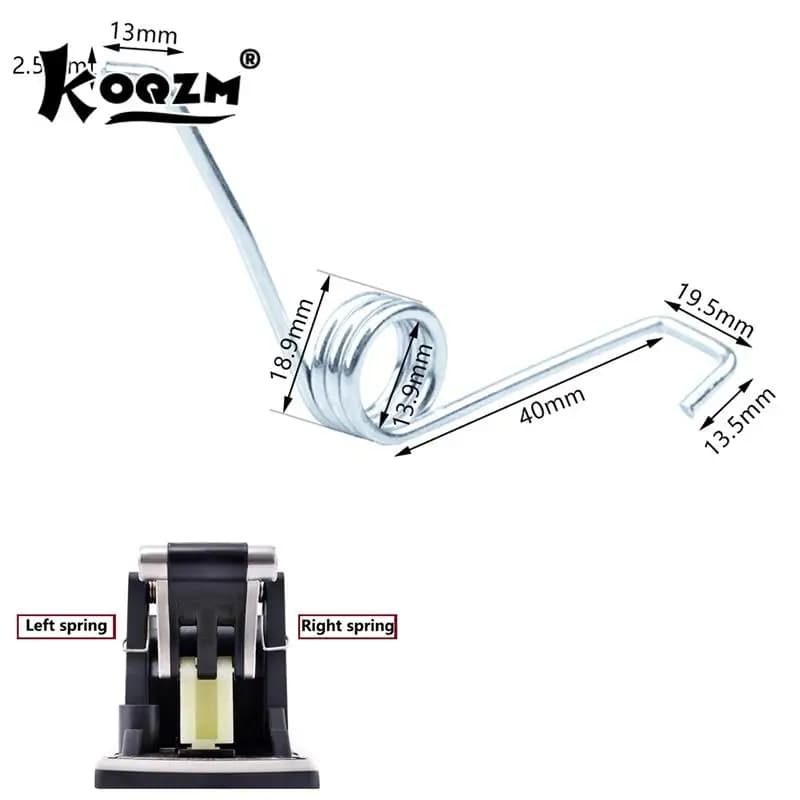 Secchio rotante Mop molla di torsione tirare indietro passo sul mocio parti di riparazione filo Dia 2.5MM di spessore molla di torsione 1 pz/2 pz
