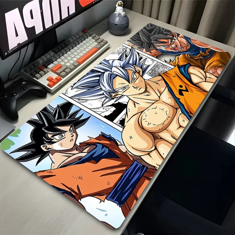 Tappetino per mouse Dragon Ball Z, tappetino per tastiera da gaming, tappetino per PC, tappetino da scrivania per computer, tappetino da gioco DBZ, tappetini per mouse per CS GO LOL 900x400, idea regalo