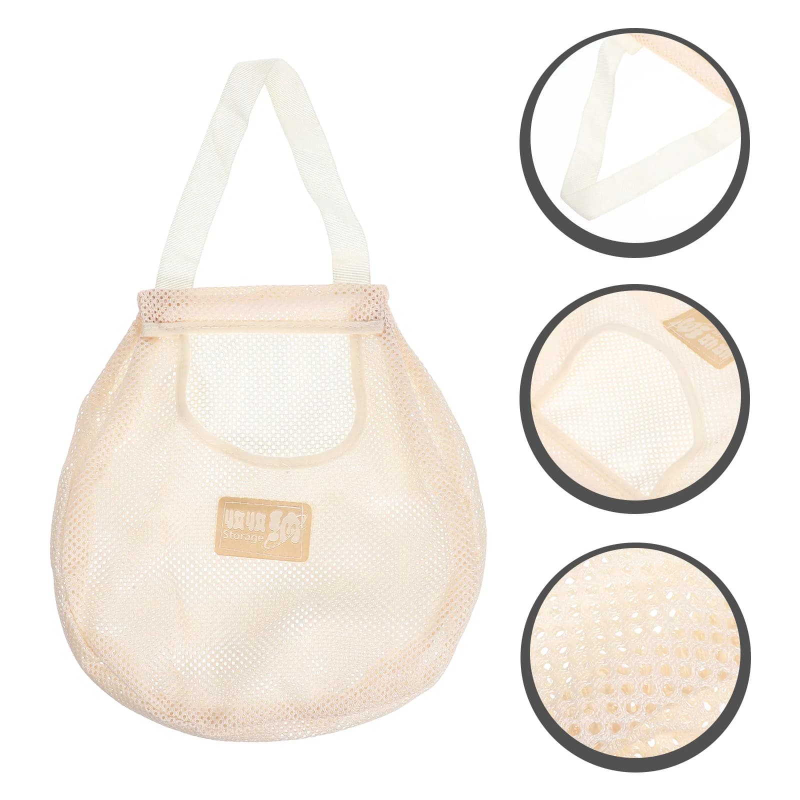 Borsa a Rete Pieghevole Resistente all'Usura per Appendere, Porta Calzini e Biancheria Intima per Casa, Bagno, Doccia, Contenitore Portatile Sospeso