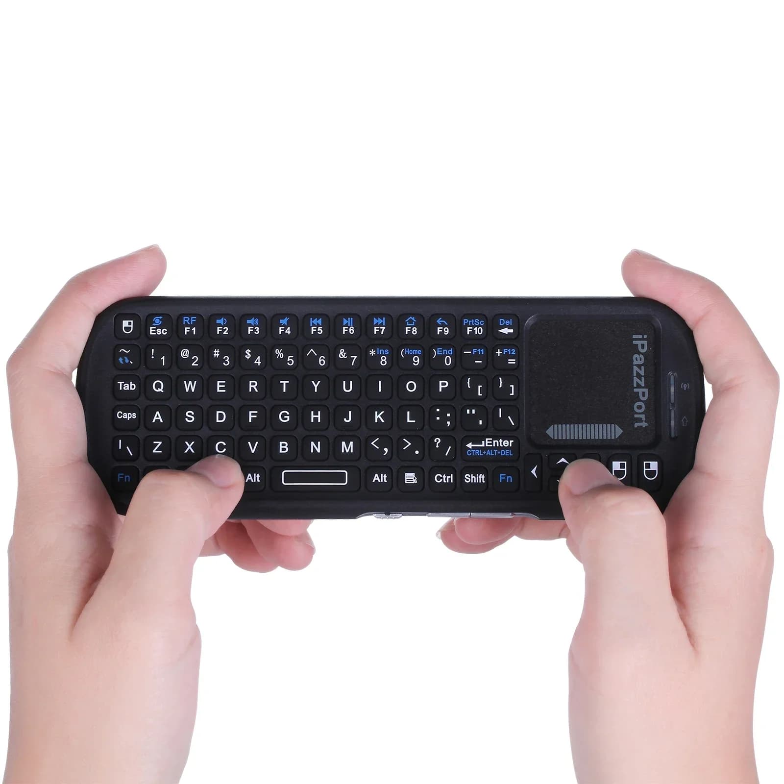 iPazzPort Mini Bluetooth wireless keyboard and 2.4 GHz with MouseCombo touchpad for Android TV Box/PC/Tablet/PS4/Raspberry Pi 3/HTPC
