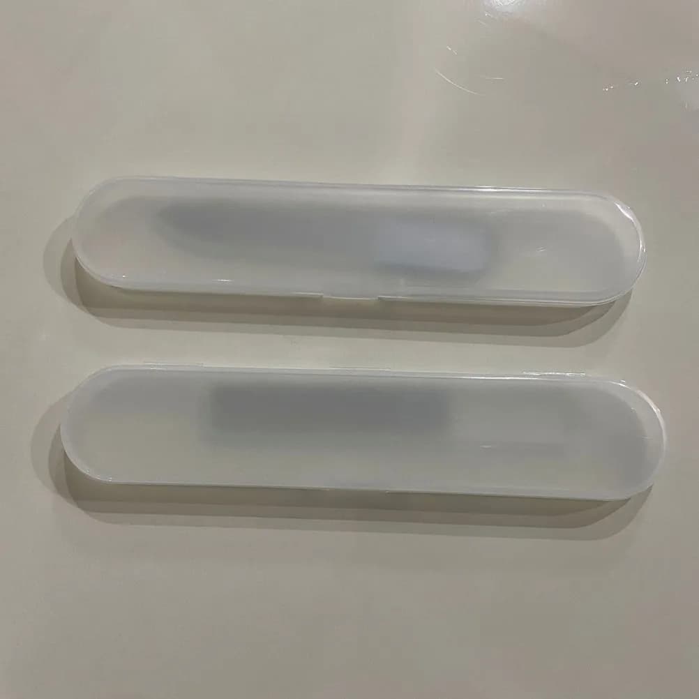 20Pcs Transparent Storage Case Compact Lightweight Box for Cotton Swabs Nail Tools Jewelry Convenient Home Organization