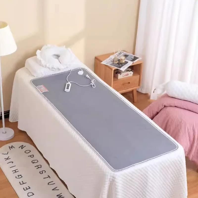 Materasso riscaldato per letto di bellezza professionale, coperta elettrica impermeabile e regolabile per massaggio spa da salone, tappetino riscaldante antiacaro