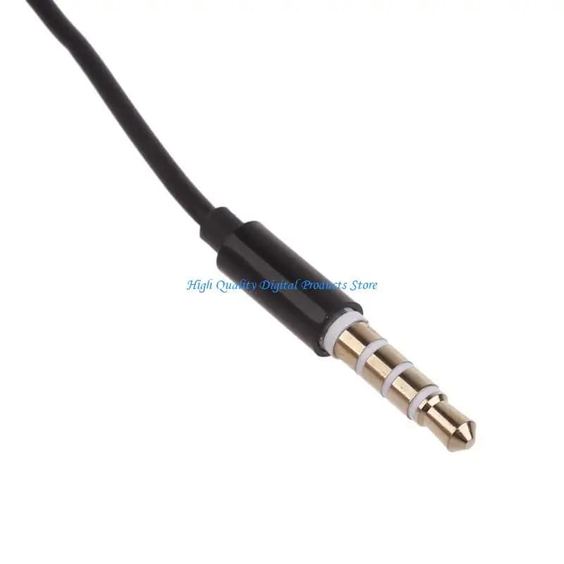 U2JE Auricolare aziendale con cavo da 3,5 mm con cavo singolo, stereo con controllo della