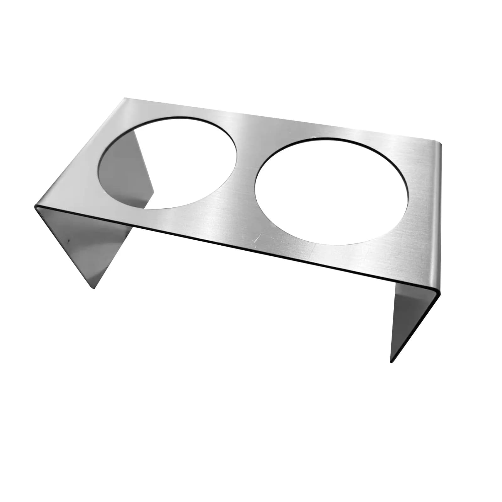 Supporto per Shaker in Acciaio Inossidabile, Base Stabilizzatrice Antiscivolo per Cocktail, con 2 Fori, per Bancone Bar, Robusto