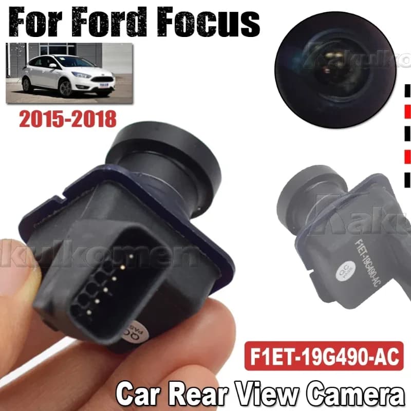 F1ET-19G490-AC Rear View Backup Camera Parking Assist Reverse Camera F1ET 19G490 AC F1ET19G490AC For Focus 2015-2018