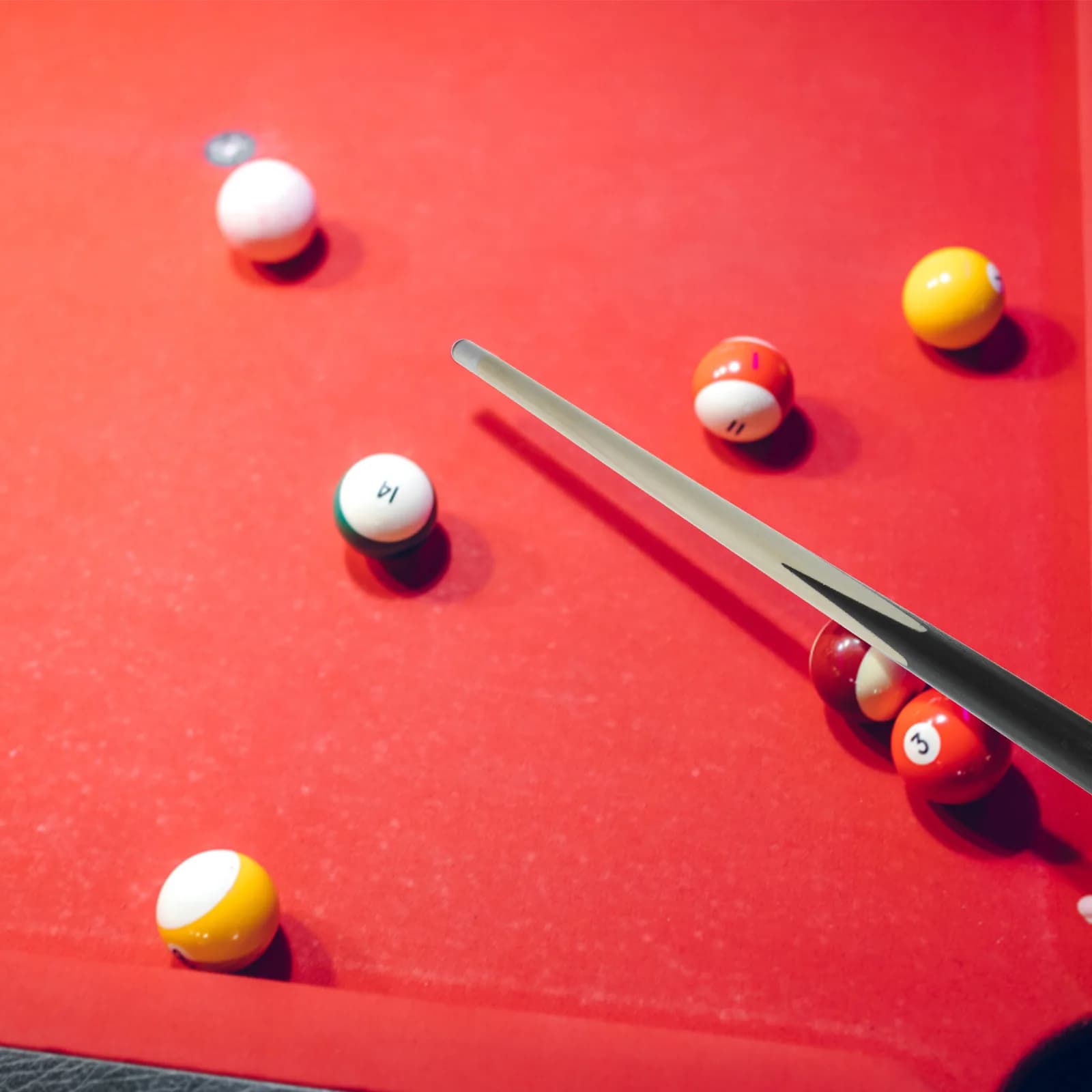 Tavolo da biliardo da 48 cm Bastone corto in legno Mini tavolo da biliardo per bambini Intrattenimento sportivo Strumenti da biliardo per snooker