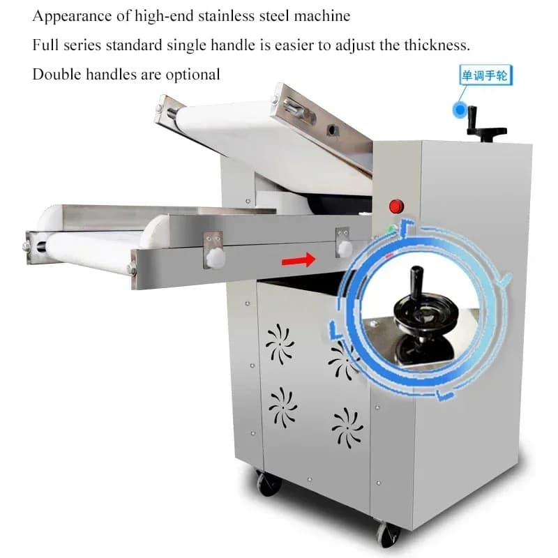Vendite caldePBOBP 110/220V Elettrico Rullo di Pasta In Acciaio Inox Desktop Impastare Gnocchi Maker Noodle Presse Macchina Noodle