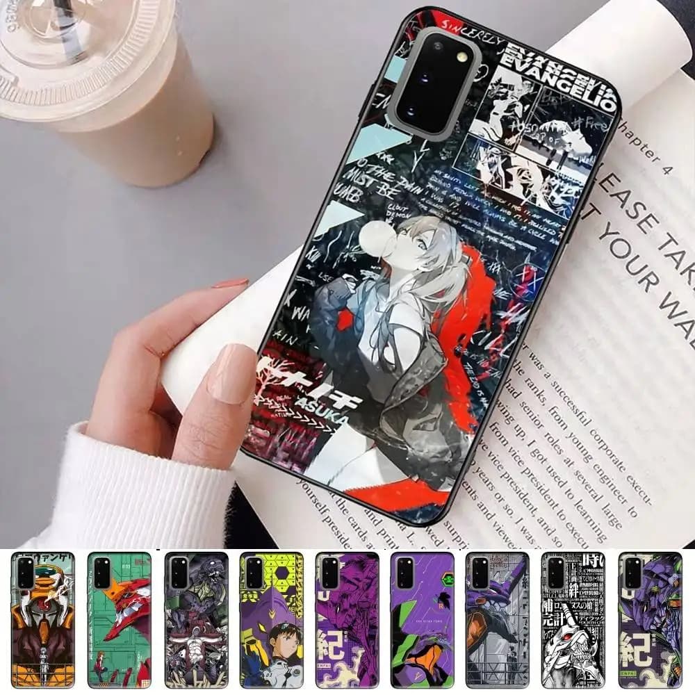 Anime Classic E-evangelion Phone Case For Samsung S 24 Fe 25 Ultra Plus 20 Lite 21 30 22 23 24 22 Ultra 5G Fundas
