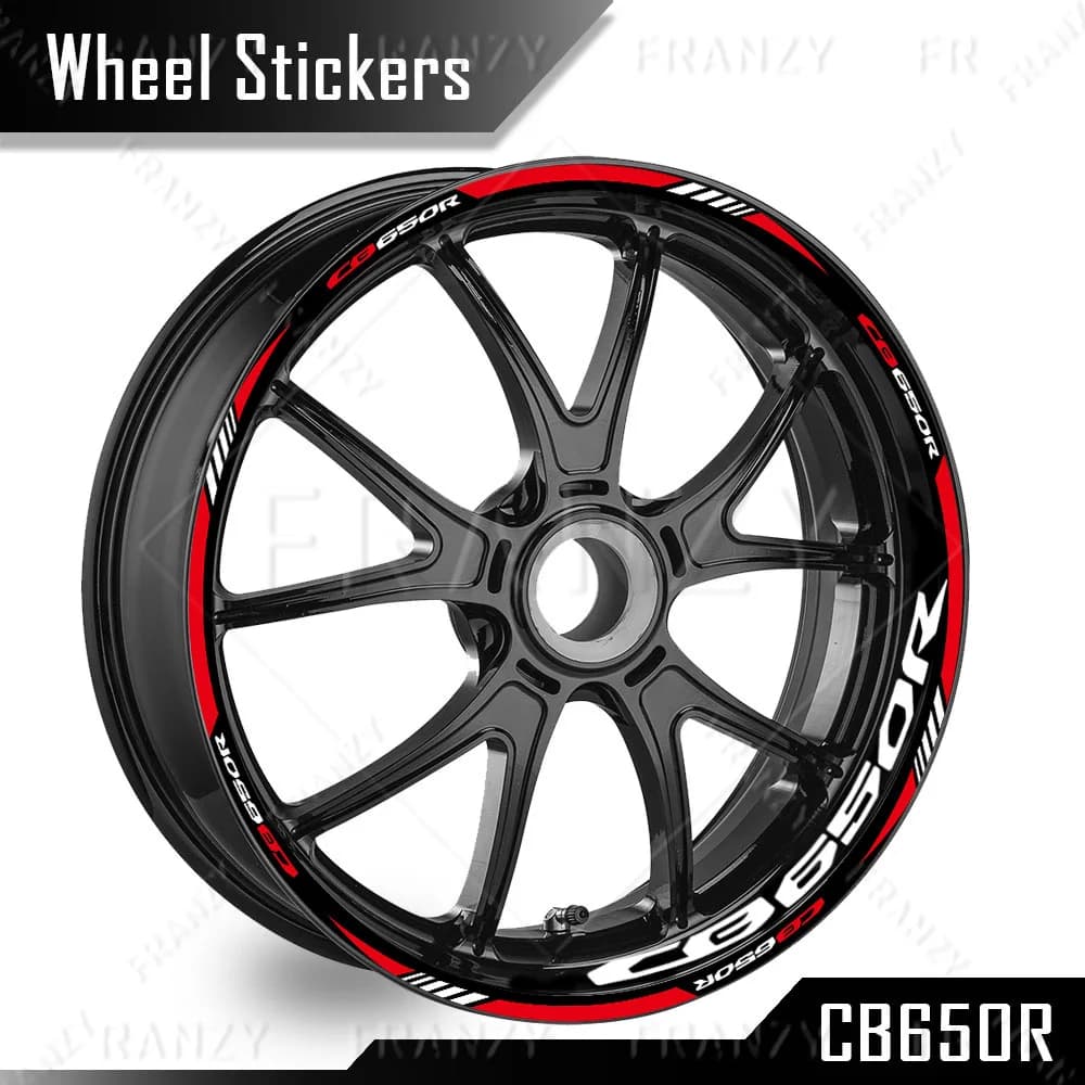 CB 650R Wheel Sticker Reflective Motorcycle Accessories Hub Decals Rim Tape For CB650R CB 650 R