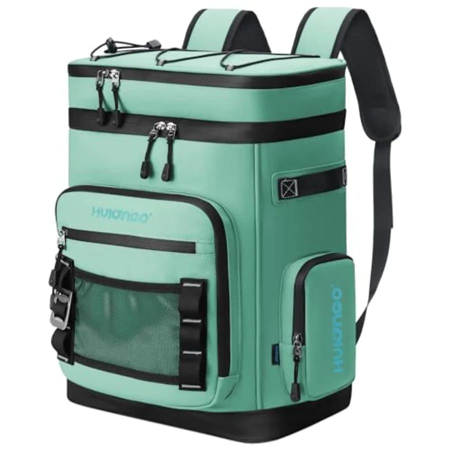 Zaino Termico Impermeabile Grande per Uomo e Donna, Zaino Frigo a Prova di Perdite per Campeggio, Spiaggia, Pesca, Picnic, T