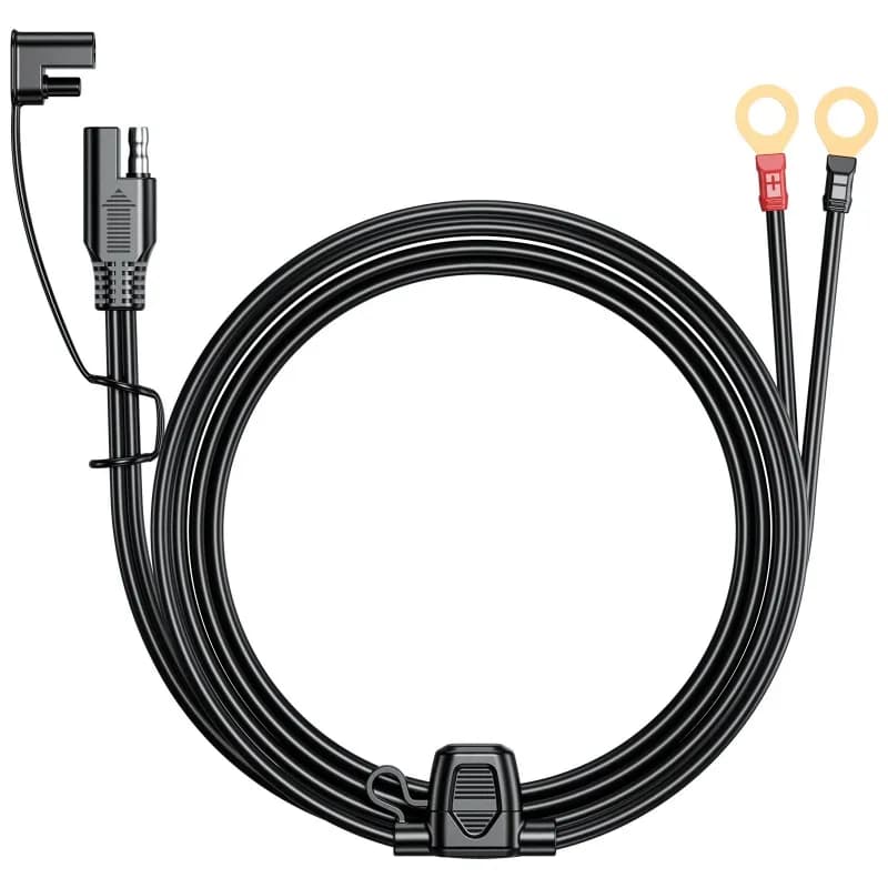 Cavo Connettore 12-24V 18AWG SAE a 2 Pin a Sgancio Rapido con Terminale a O per Caricabatterie