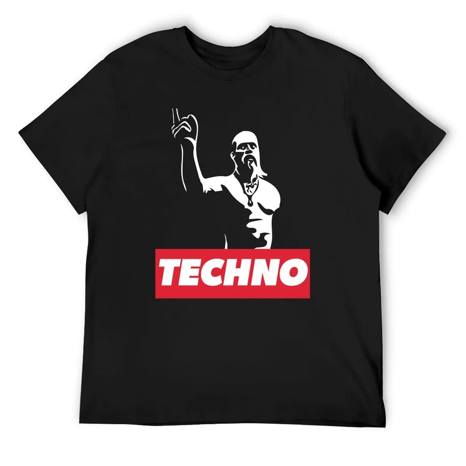 Techno Viking meme leggenda per techno DJ, raver, club, festival T-shirt camicie magliette grafiche magliette anime top Magliette da uomo