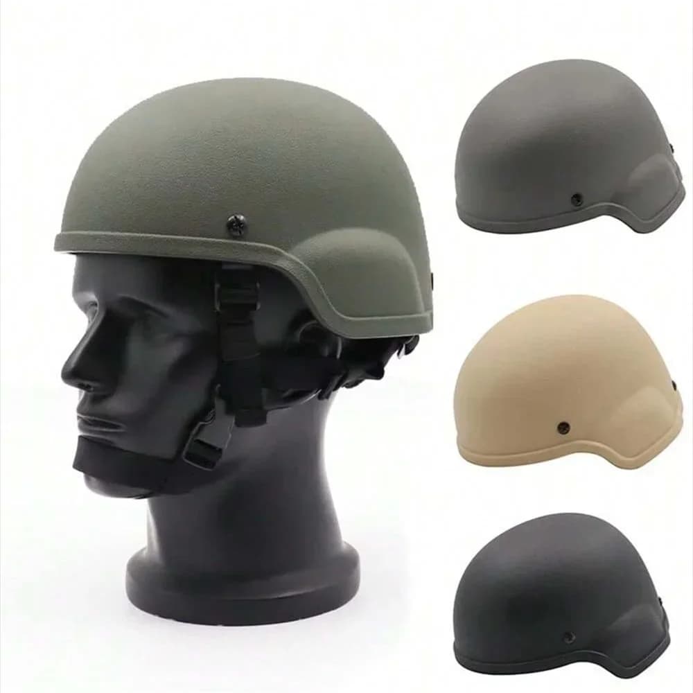 ACH MICH 2000 MICH2000 Casco semplice Testa Equipaggiamento protettivo Guardia Tiro Airsoft Escursionismo Caccia Wargame Combattimento Ciclismo