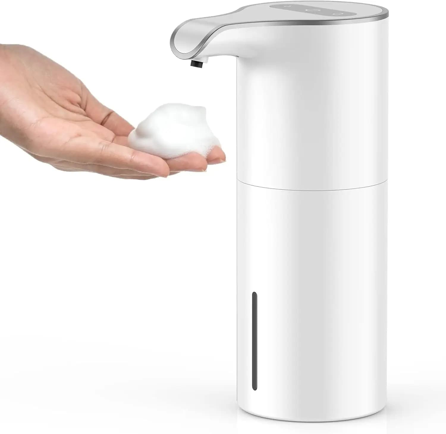 2025 Nuova lavatrice a mano completamente automatica con dispenser di sapone in schiuma con sensore intelligente per la pulizia e la disinfezione delle mani