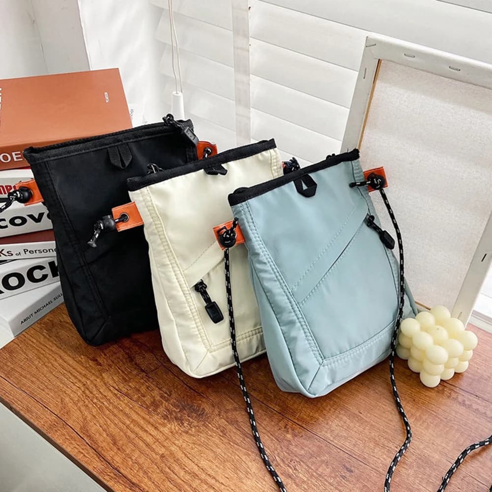 Borsa a tracolla quadrata piccola moda Mini borsa da viaggio impermeabile borsa a tracolla Casual uomo donna borsa a tracolla per cellulare