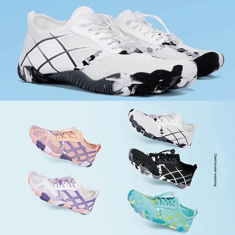 Waterproof and Breathable Trekking Shoes for Open Sports and Aquatic Crossing