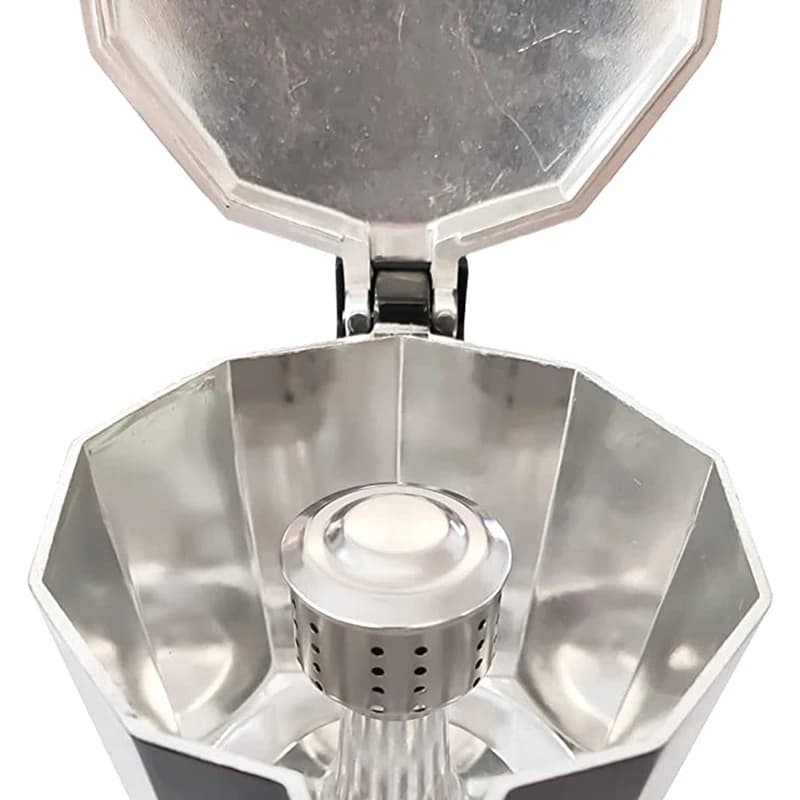 Special Offer: 1 Piece Cover Valve Anti-Schizzi Universal Stainless Steel for Moka coffee maker and Espresso from Aluminium cooker