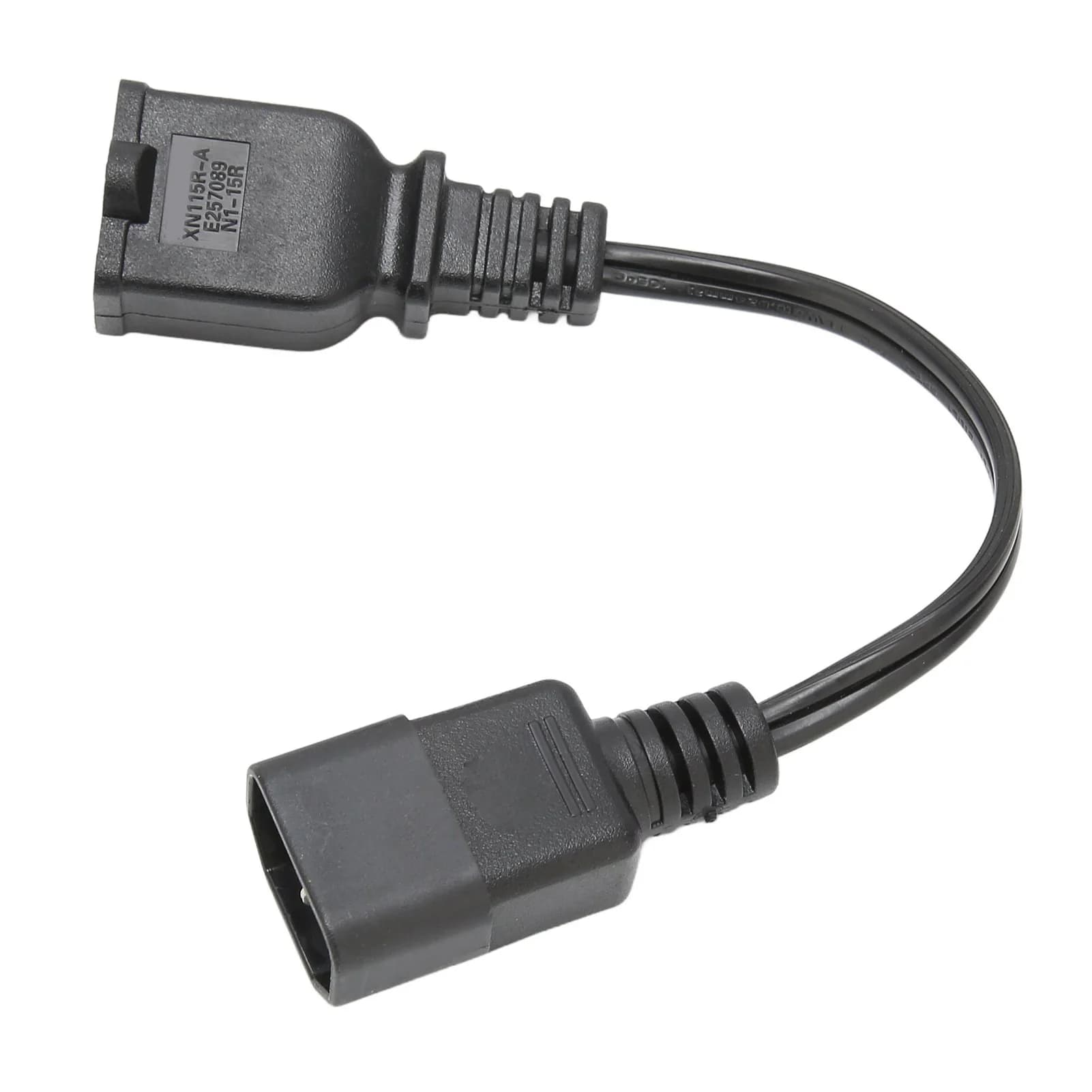 IEC320 C14 to 1 15R Cord Male to Female Waterproof Power Adapter Cable for Desk Lamp Digital Camera Projector 100‑250V