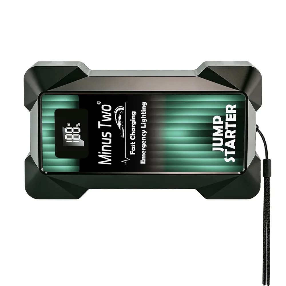 Roadside Rescue Car Jump Starter 200PSI Digital Air Compressor Compatible with Car Motorcycle SUV Truck