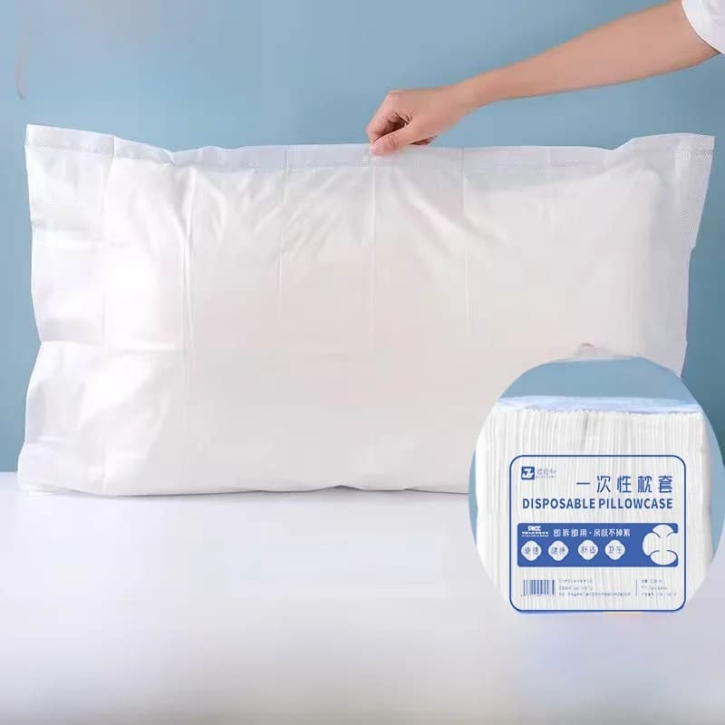 Federa Monouso in Tessuto Non Tessuto Ispessito per Salone di Bellezza, Hotel, Viaggi - Portatile, Antipolvere, Traspirante