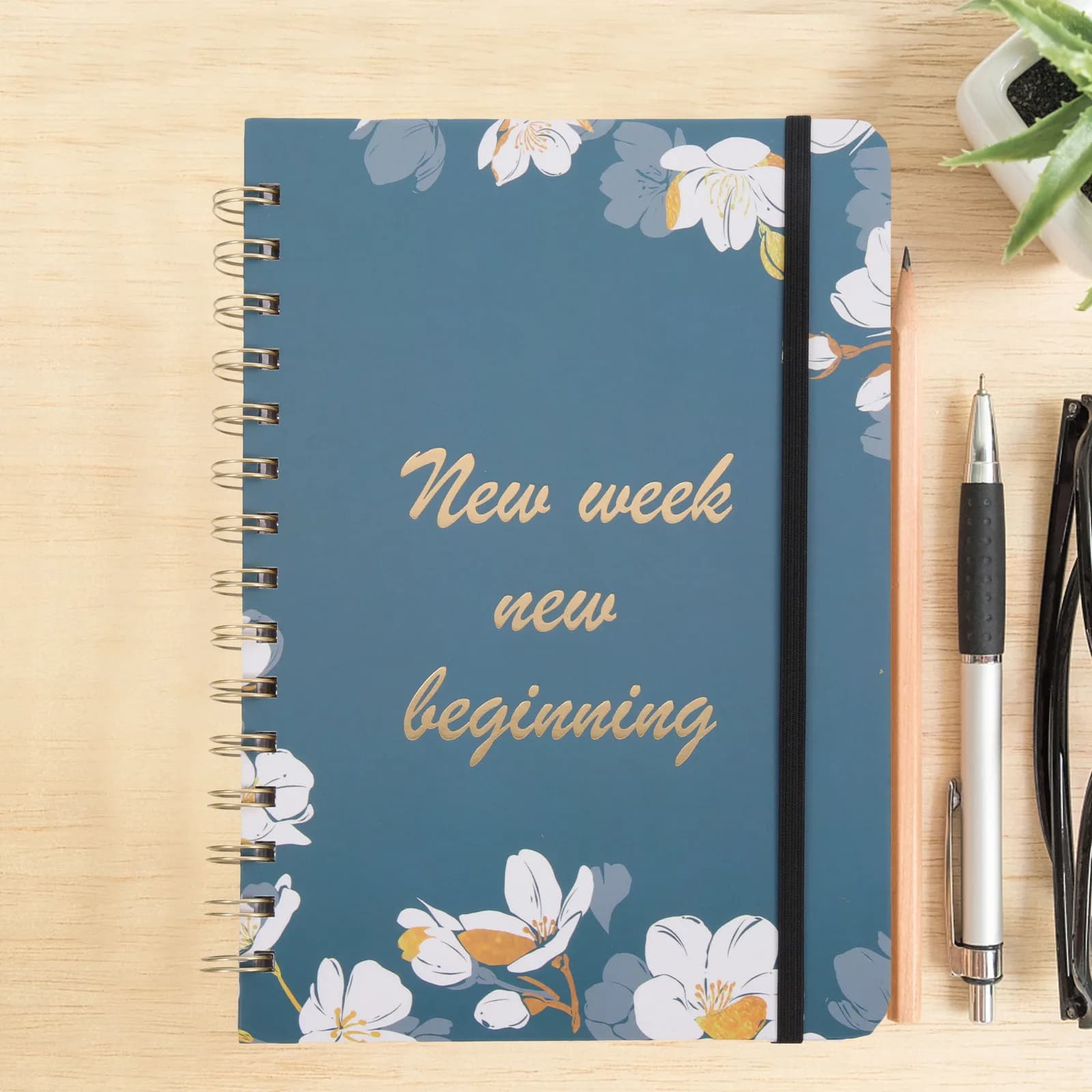 Agenda portatile per studenti, organizer accademico, quaderno per appunti con scrittura fluida, articoli per ufficio e casa, comodo blocco per appunti