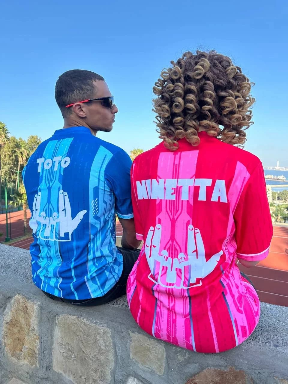 Maglia JUL TOTO Et Ninetta, T-shirt Trendy con Stampa Cultura Rap per Uomo e Donna, T-shirt Traspirante per Allenamento Calcistico
