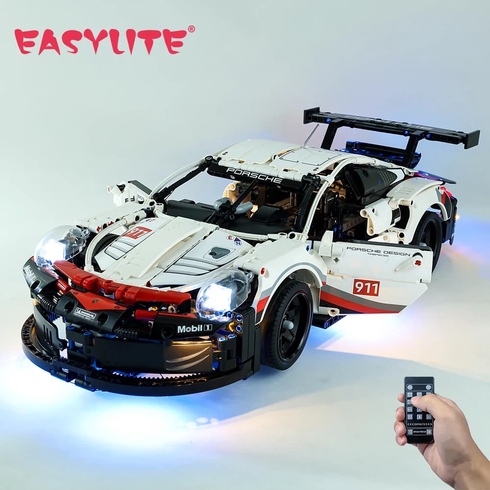 Kit luce a led per 42096 compatibile con regali educativi Super Racing 20097 Lampada fai da te Giocattoli Non inclusi Building Block