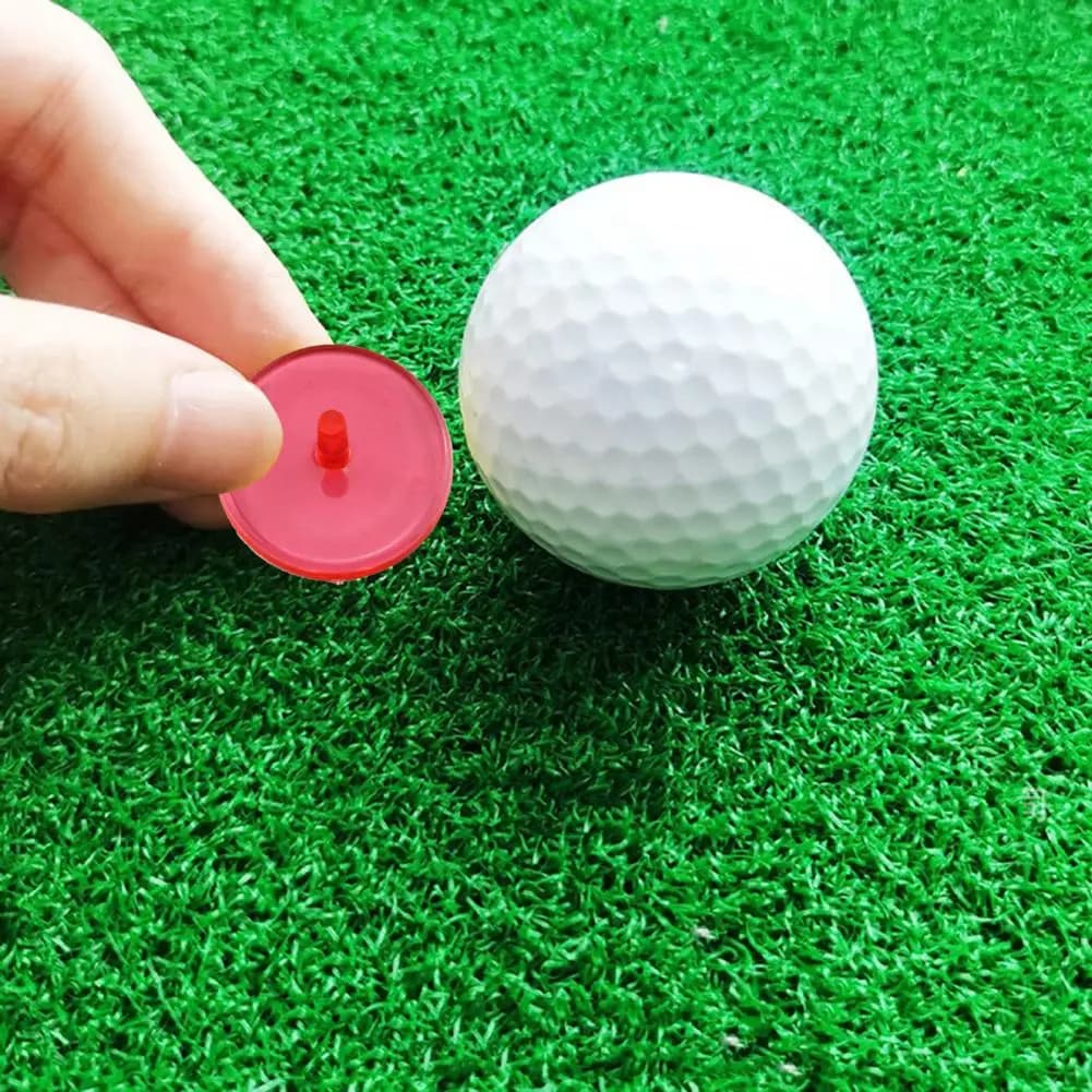 50/100/150 Pz 2.4 centimetri Pallina Da Golf Marker Colorato Trasparente In Plastica Pallina Da Golf Indicatore di Posizione Accessori Da Golf Delle Donne Degli Uomini golfista