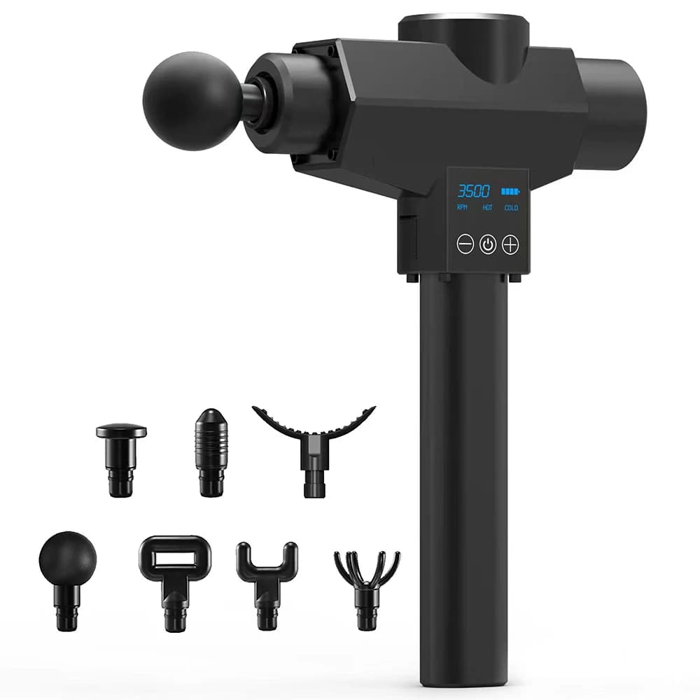 Meresoy Wireless Portable Therapeutic Massage with Rotating Head, Vibration Massage Gun for Athletes and Body