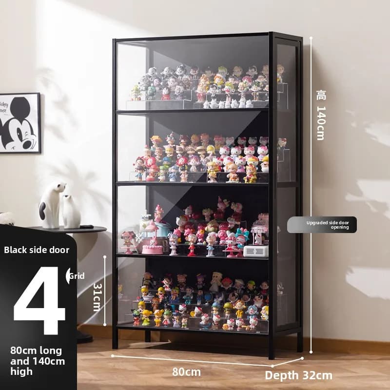 Blind box storage display stand Large capacity transparent acrylic storage box POP MART figure doll collection cabinet