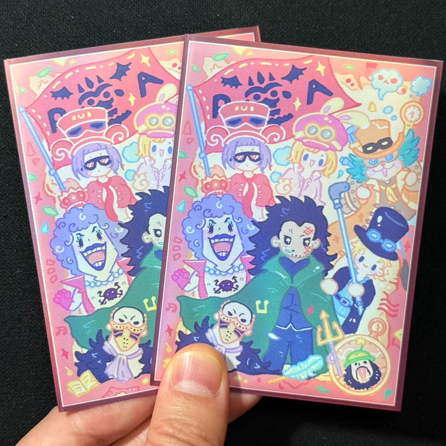60pcs/Pack Foil One Piece Card Sleeves for Standard Size Card Protector Shinny Cover for OPCG/DPCG Board Game 67x92mm