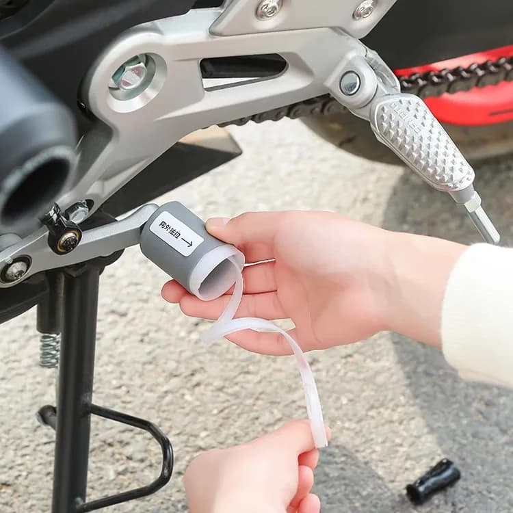 2 pezzi di coperture protettive autoagglomeranti per leva del cambio e pedale moto, copertura antipolvere per leva del cambio