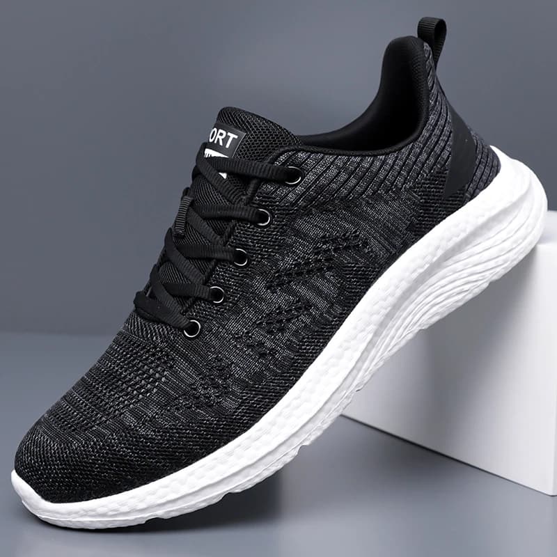 Scarpe da corsa da uomo in rete, sneakers casual, ammortizzanti, antiscivolo, traspiranti, scarpe da allenamento atletico per uomo, scarpe da jogging e camminata