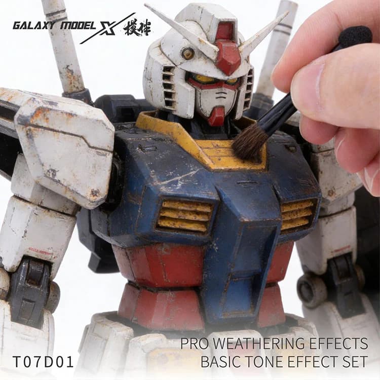 Galaxy T07D01-T07D06 6 Colors Weathering Master Pastel Powder Set for Gunpla Military Model Figure Diorama Realistic Effects DIY