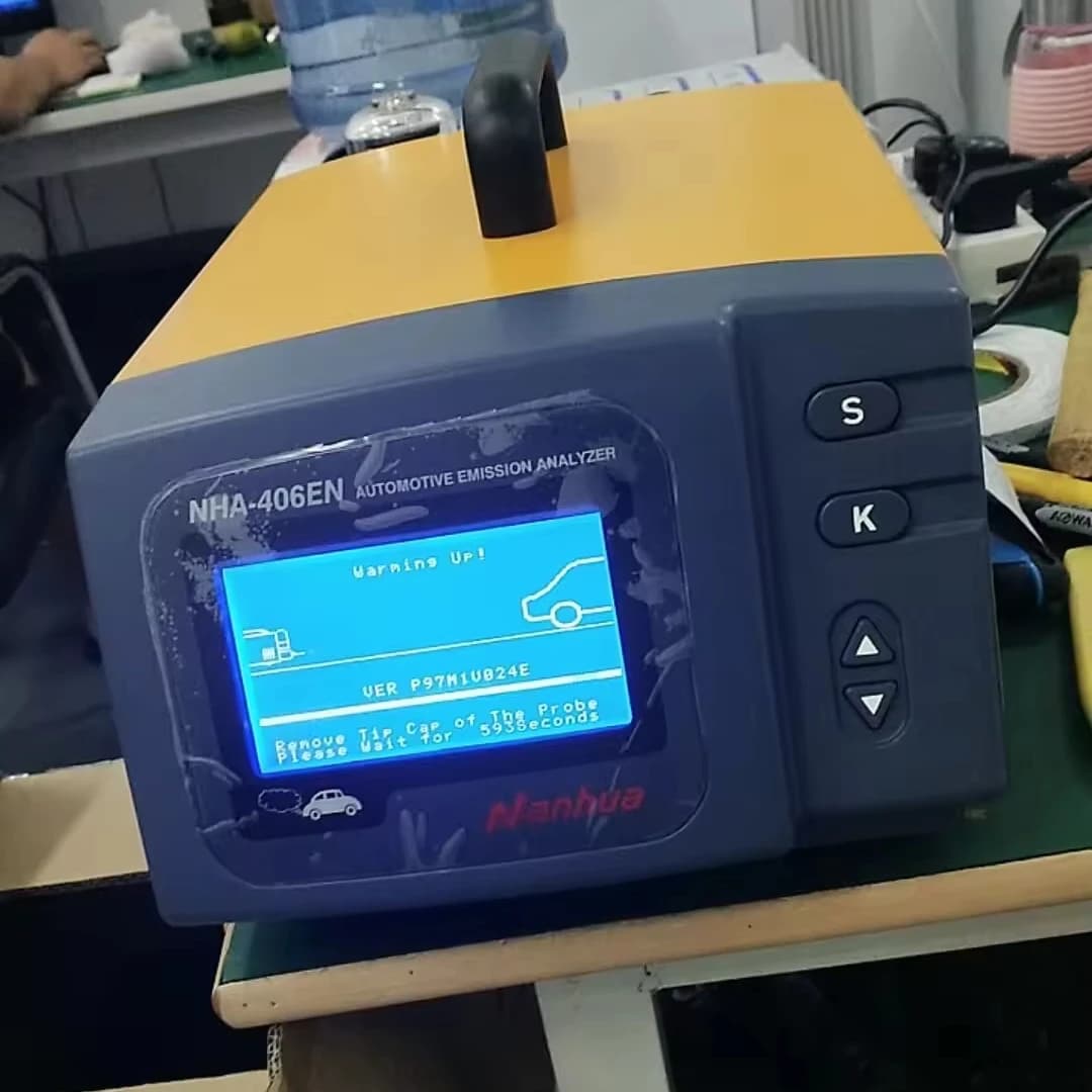Rilevatore di volume di gas di scarico per auto -406EN 406 per HC, CO, CO2, O2 - Analizzatore di gas per auto
