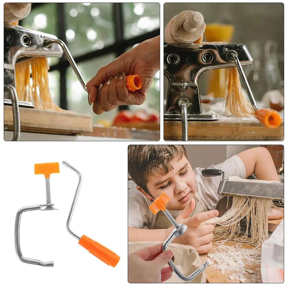 Set di 1 clip di fissaggio universale di ricambio per macchina per pasta, morsetto di fissaggio per rullo manuale per pasta, facile da installare, maniglia robusta