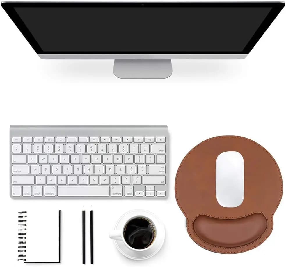 Supporto per il polso per mousepad, poggiapolsi ergonomico in memory foam, comodo mousepad per alleviare il dolore al polso durante il lavoro al computer