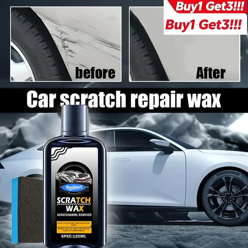Universal Car Scratch Repair Wax Set - Remove Scratches, Polish and Protect To Restore Gloss, Prevent New Scratches