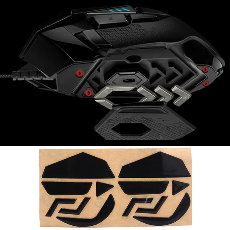 Tappetino per mouse con piedini per mouse da 2 pezzi da 0,6 mm per mouse laser Logitech G502