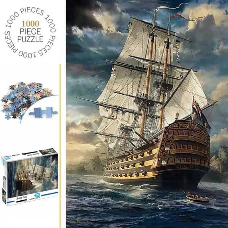 Puzzle Sails-Set Puzzle da 1000 pezzi per adulti