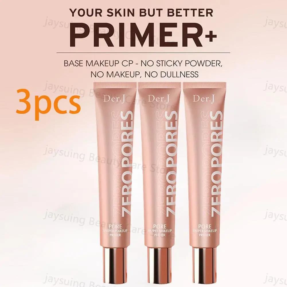 3 pcs * 20g invisible pores face oil control Pre makeup Primer base smooth skin matt insulation cosmetic concealer
