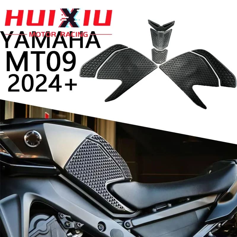 For YAMAHA NEW MT09 MT-09 SP mt09 2024-2025 Motorcycle Fuel Tank Pads Sticker Side Decals Gas Knee Grip Protector Traction Pads