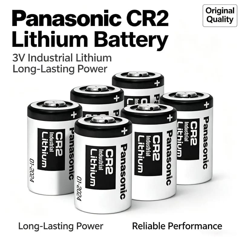 Panasonic CR2 Battery CR15H270 3V Lithium Manganese Batteries For Camera,Rangefinder,Smoke Alarm,Tactical Flashlight,Smart Lock