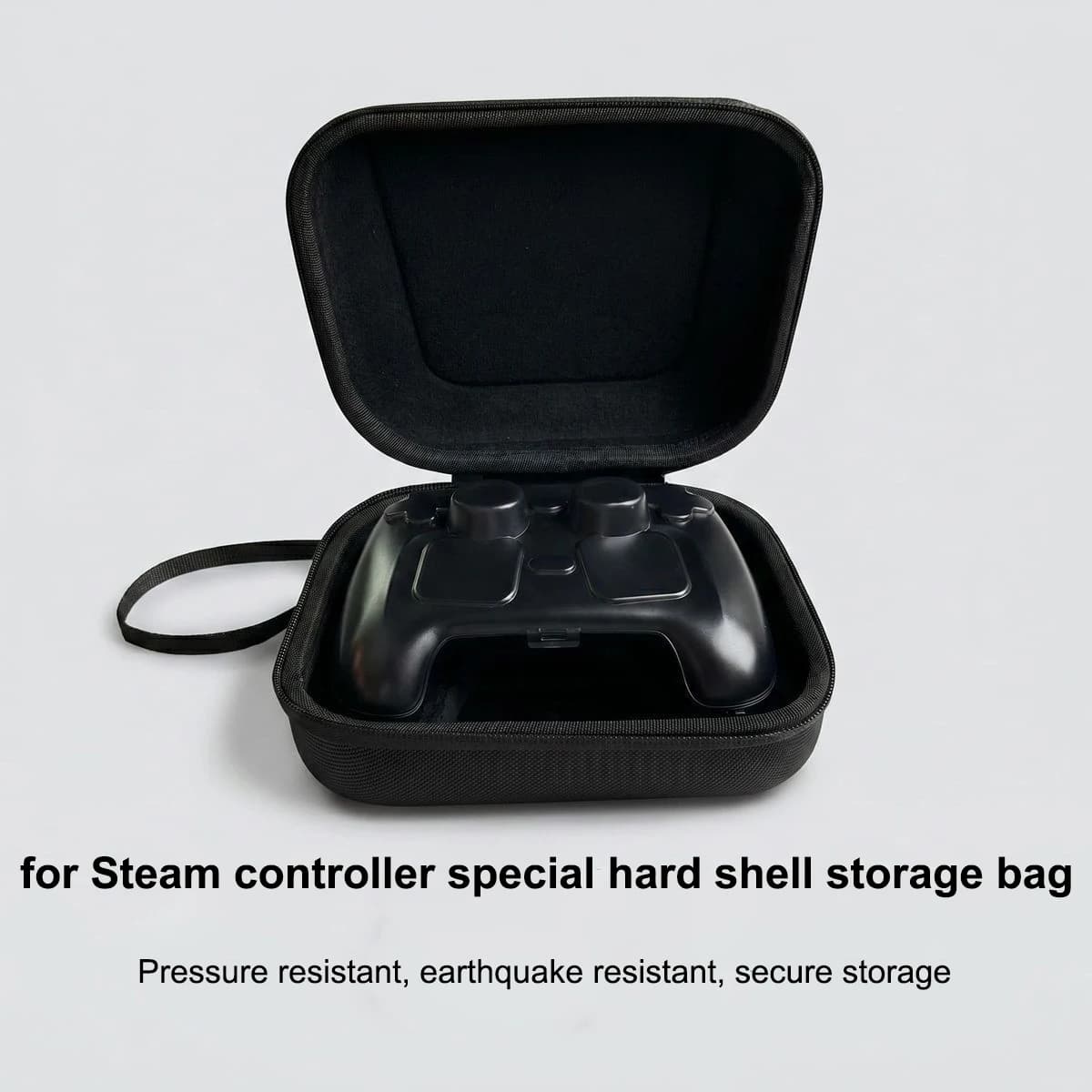 Carrying Case for Steam Controller 2, EVA Hard Shell Travel Storage Bag Shockproof Dustproof Protective Handbag Gaming Accessory
