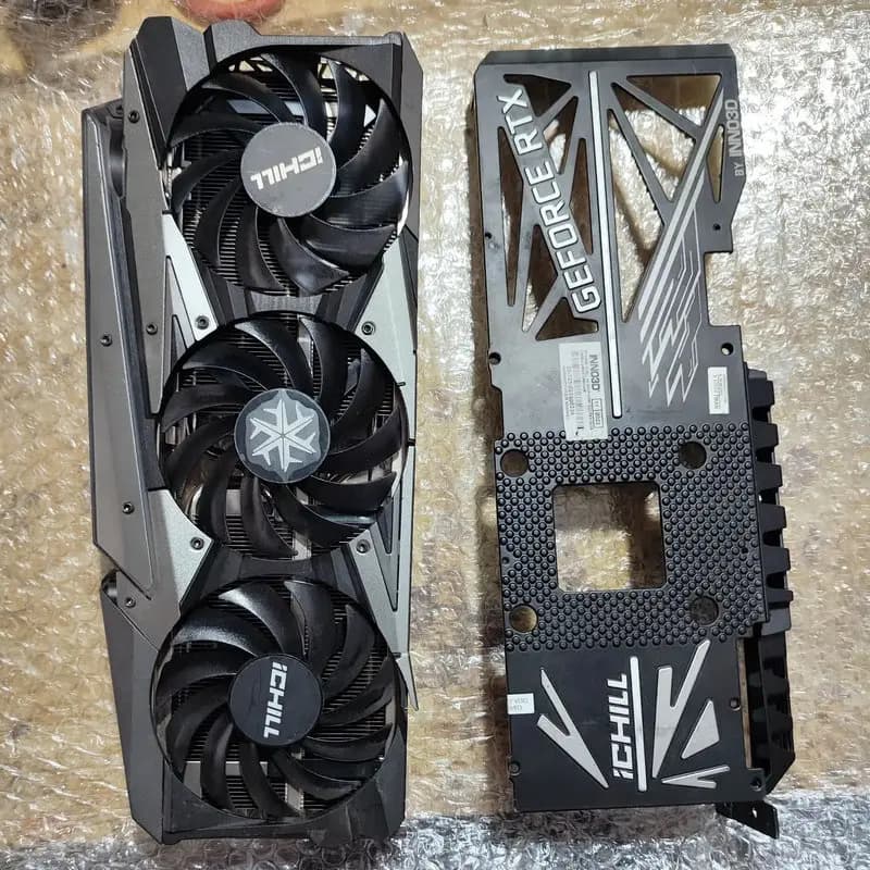 Radiatore di raffreddamento originale per scheda video INNO3D RTX3080 RTX3090 con piastra posteriore
