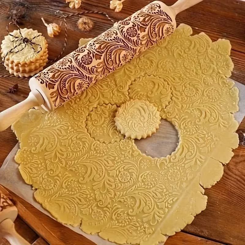 1-5PCS Di Natale In Rilievo Fiocco di Neve Mattarello Vacanza Strumento di Cottura Biscotto Pasta Fondente Modello Accessorio Da Cucina Regalo