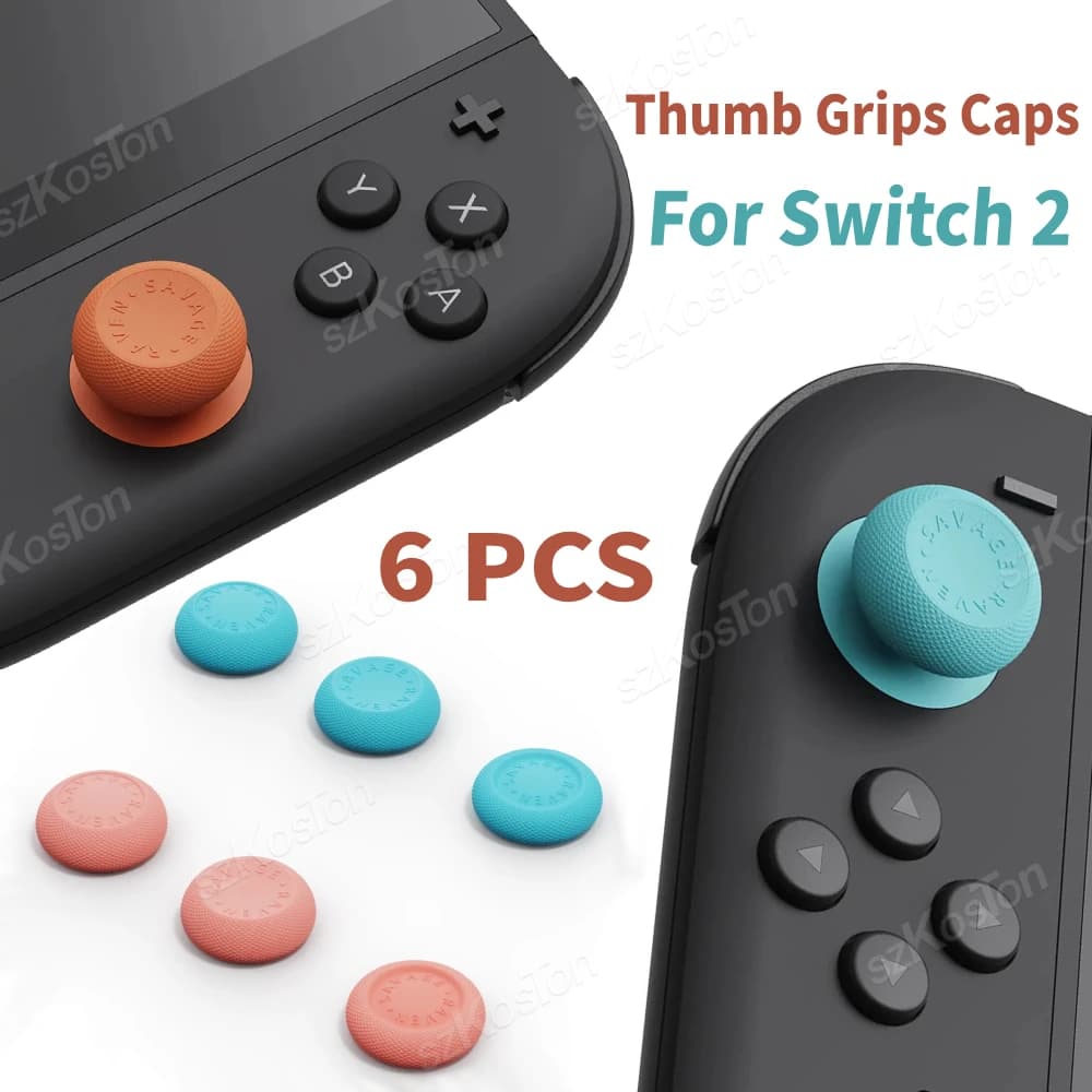 Manopole per pollice joystick per controller Nintendo Switch 2 Copri pulsante joystick antiscivolo 3 dimensioni per accessori da gioco Switch2