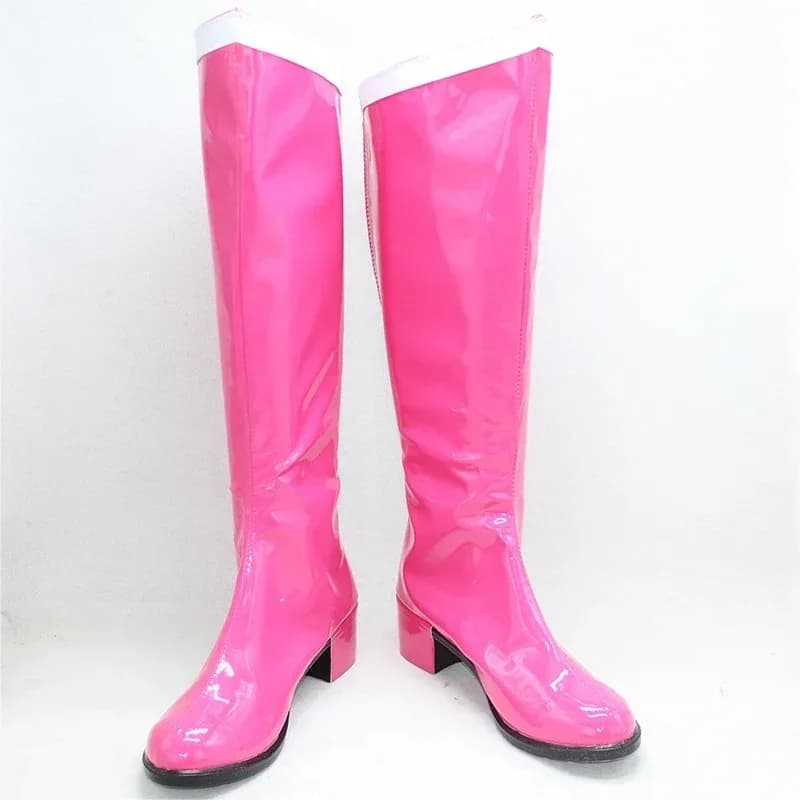 Tsukino Usagi Serenity Cosplay Prop Scarpe in pelle PU Stivali di Halloween Mader personalizzato, 7;k'2.s;9,