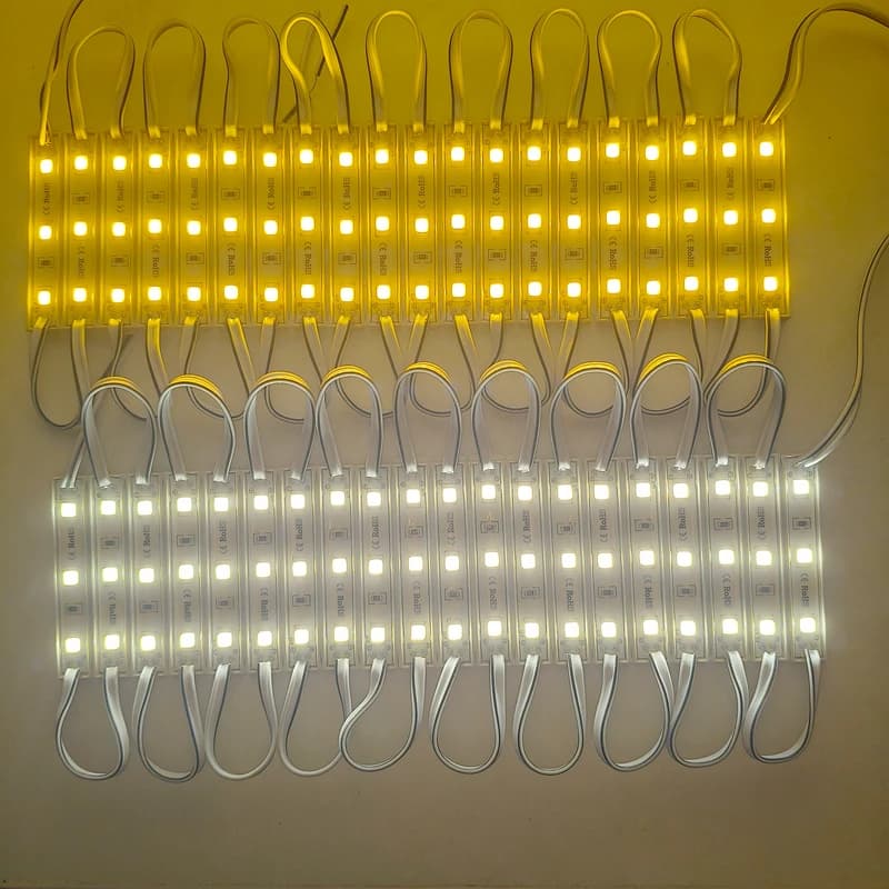 Modulo LED SMD 5054 100 pz/lotto 0.72W 3Leds IP65 impermeabile 12V Luce pubblicitaria Luce di striscia principale esterna super luminosa